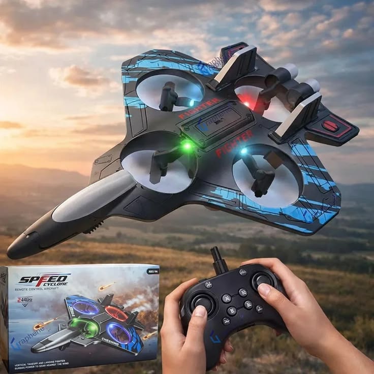 X33 Fighter Aircraft Drone - Remote Control Quadcopter