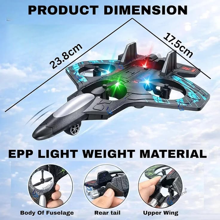 X33 Fighter Aircraft Drone - Remote Control Quadcopter